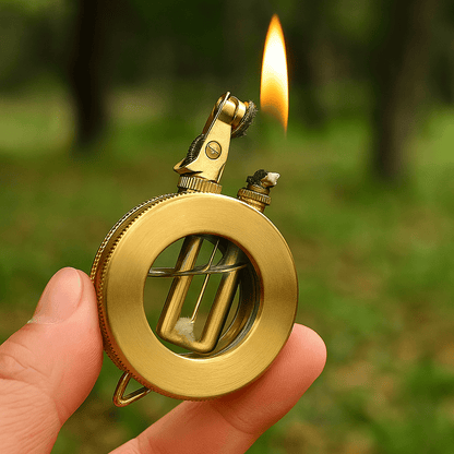 SPARKVION – Retro storm lighter with sturdy metal housing