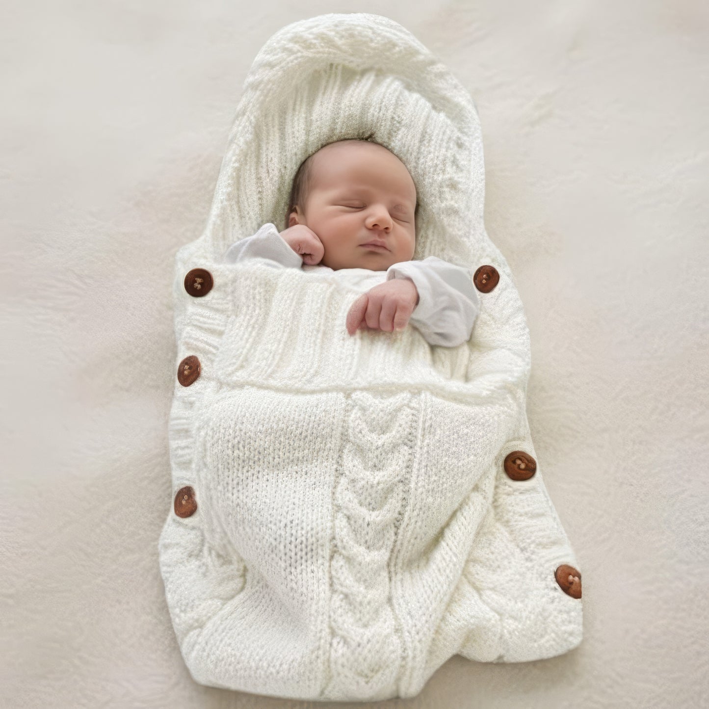 Hugnest Baby Wrap - Soft baby blanket for security right from the start