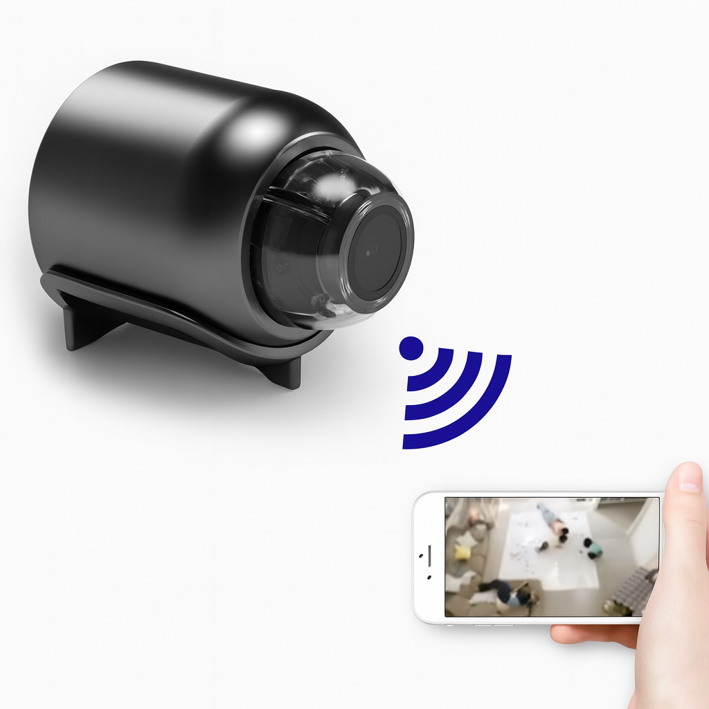 NIGHTVIEW CAM - Small wireless camera with enhanced night vision for discreet surveillance