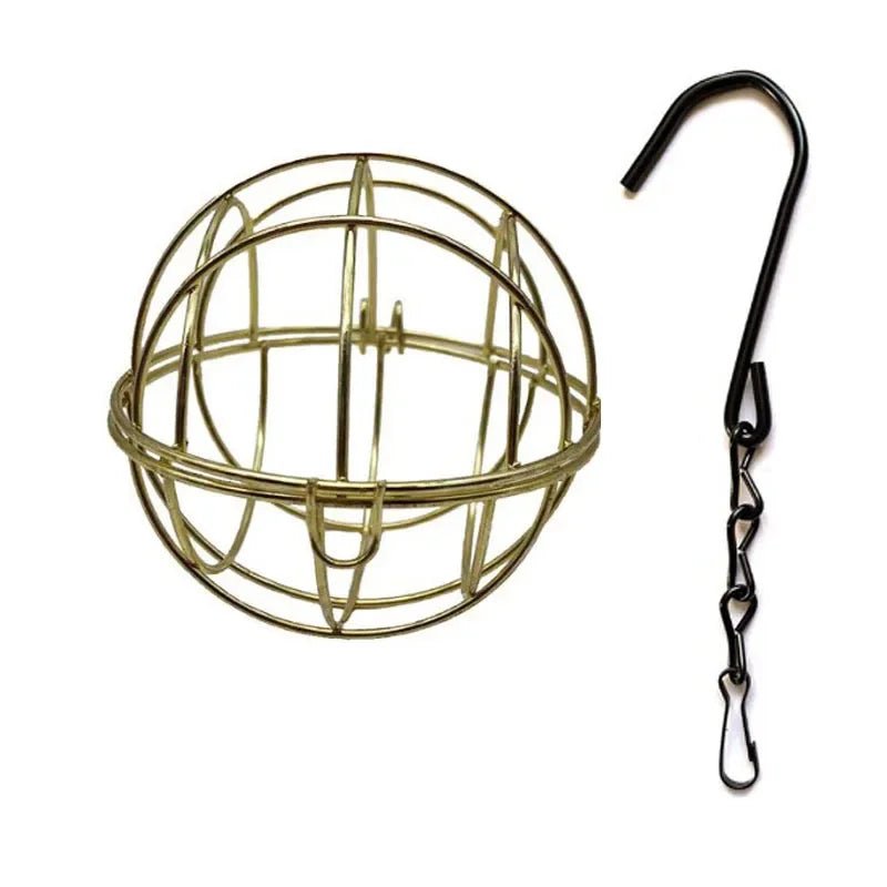 SUETLOCK – metal titmouse suet ball dispenser, squirrel-proof for outdoor feeding in the garden