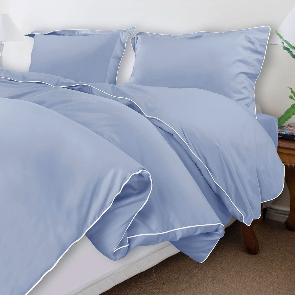 Bellavera Bedding Set 500TC | Luxurious Cotton | Noble Duvet Cover with Pillowcases | Hotel Quality for Restful Sleep