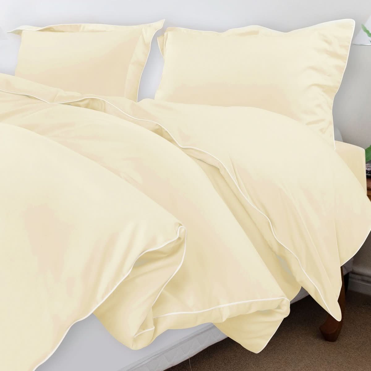 Bellavera Bedding Set 500TC | Luxurious Cotton | Noble Duvet Cover with Pillowcases | Hotel Quality for Restful Sleep