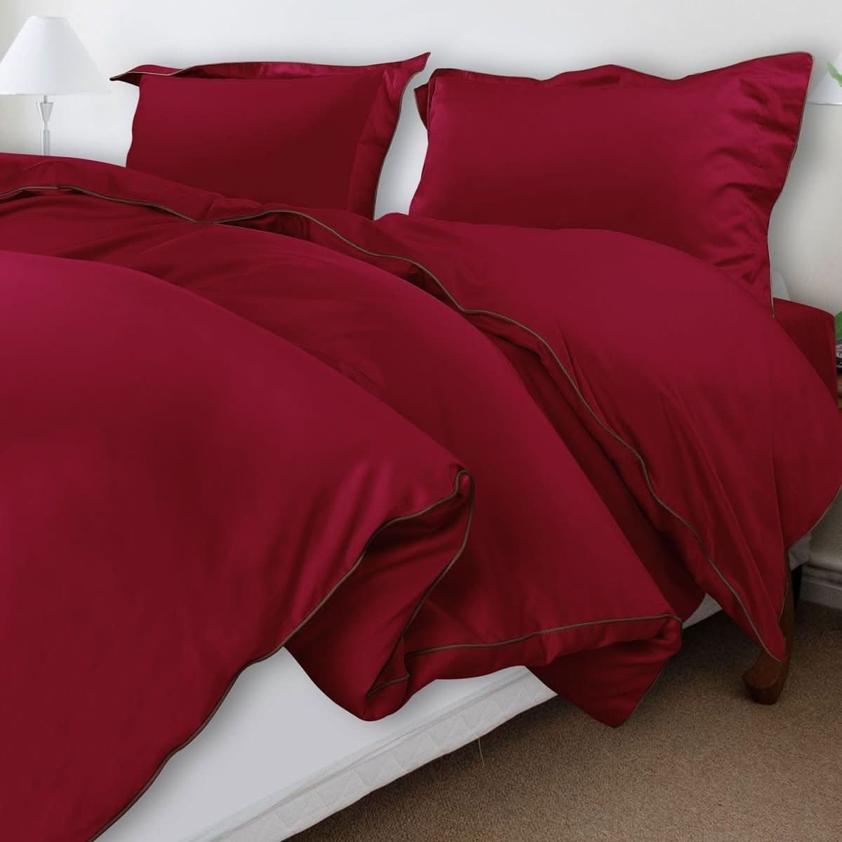 Bellavera Bedding Set 500TC | Luxurious Cotton | Noble Duvet Cover with Pillowcases | Hotel Quality for Restful Sleep