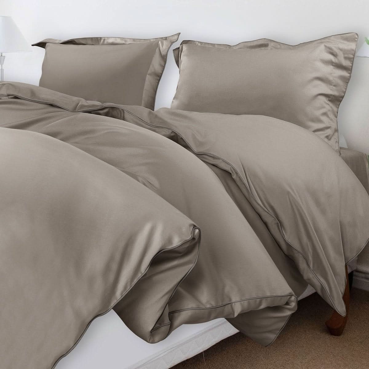 Bellavera Bedding Set 500TC | Luxurious Cotton | Noble Duvet Cover with Pillowcases | Hotel Quality for Restful Sleep