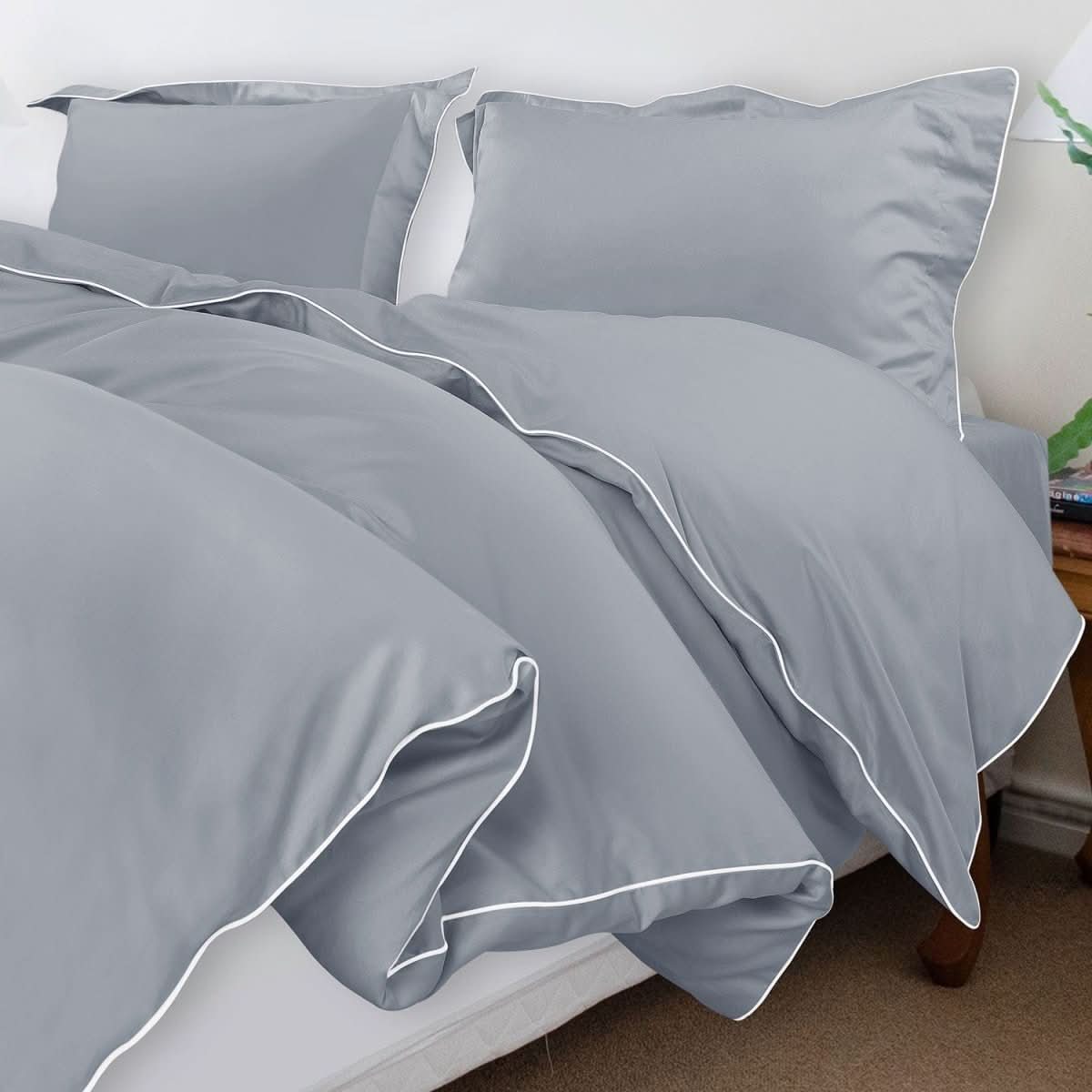 Bellavera Bedding Set 500TC | Luxurious Cotton | Noble Duvet Cover with Pillowcases | Hotel Quality for Restful Sleep