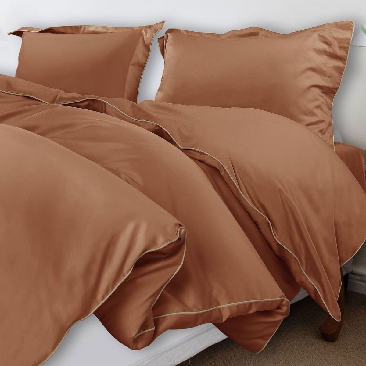 Bellavera Bedding Set 500TC | Luxurious Cotton | Noble Duvet Cover with Pillowcases | Hotel Quality for Restful Sleep