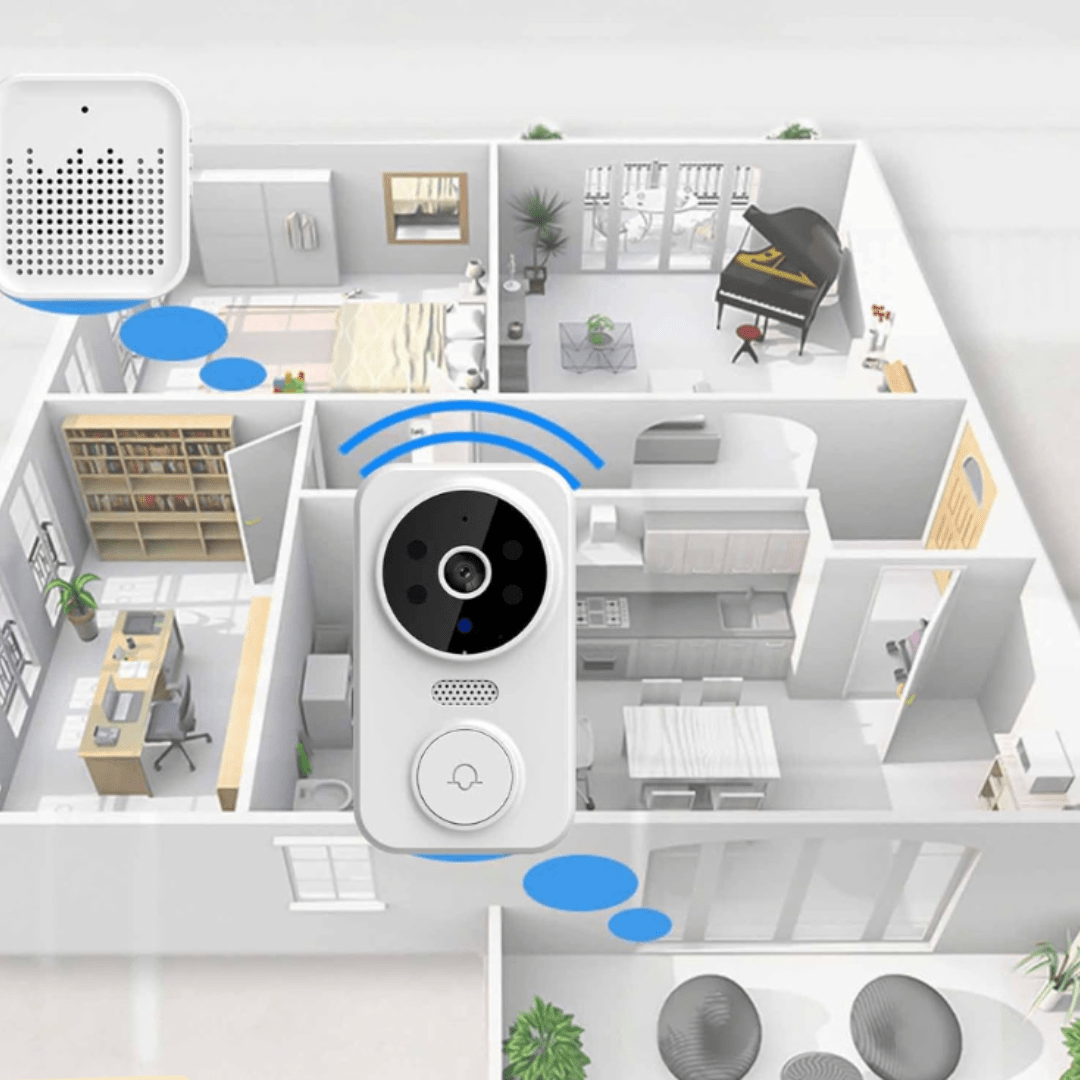 DOORWATCH PRO – Wireless HD Video Doorbell with Motion Detection & Two-Way Audio