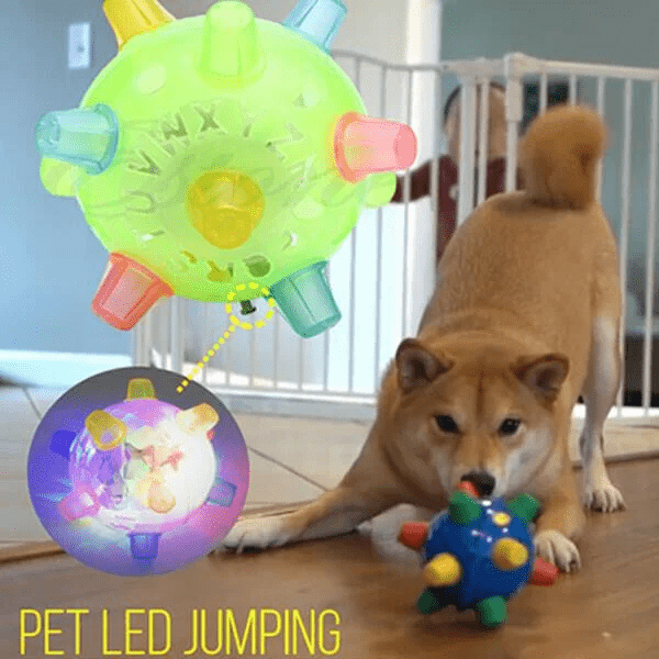 FETCHGLOW – Interactive LED Jumping Ball for Dogs
