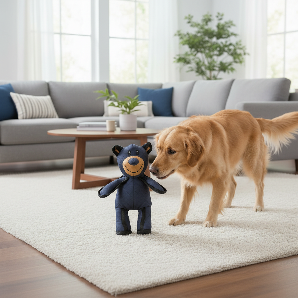BARKBUDDY – Interactive Dog Toy with Squeaker