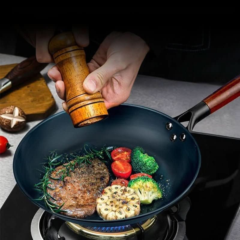 HearthForge cast iron pan | Robust non-stick frying pan | Even heat distribution | Healthy & durable cookware