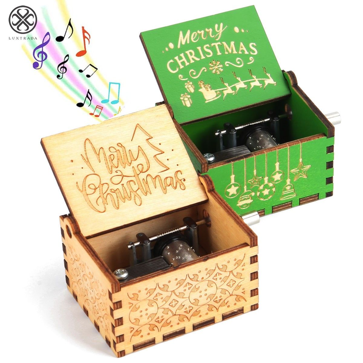 MERRYBOX – Christmas Music Box for Festive Decoration