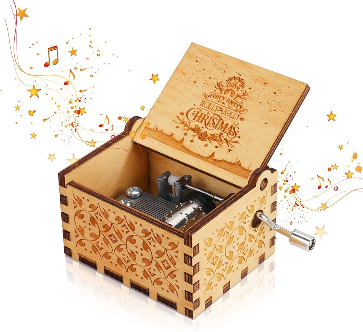 MERRYBOX – Christmas Music Box for Festive Decoration