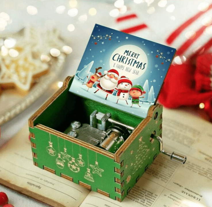 MERRYBOX – Christmas Music Box for Festive Decoration