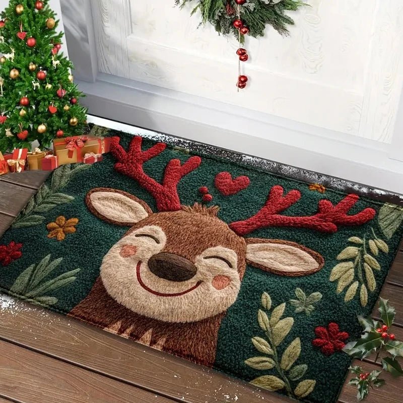 CHEERMAT – Decorative Christmas Doormat with Cheerful Christmas Design