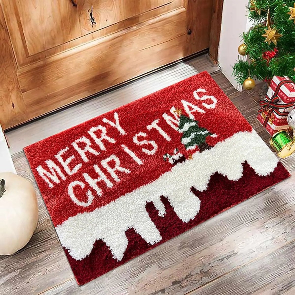 CHEERMAT – Decorative Christmas Doormat with Cheerful Christmas Design