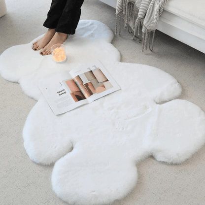 SOFTRUGGO – Plush Cartoon Floor Mat for Bedroom Comfort