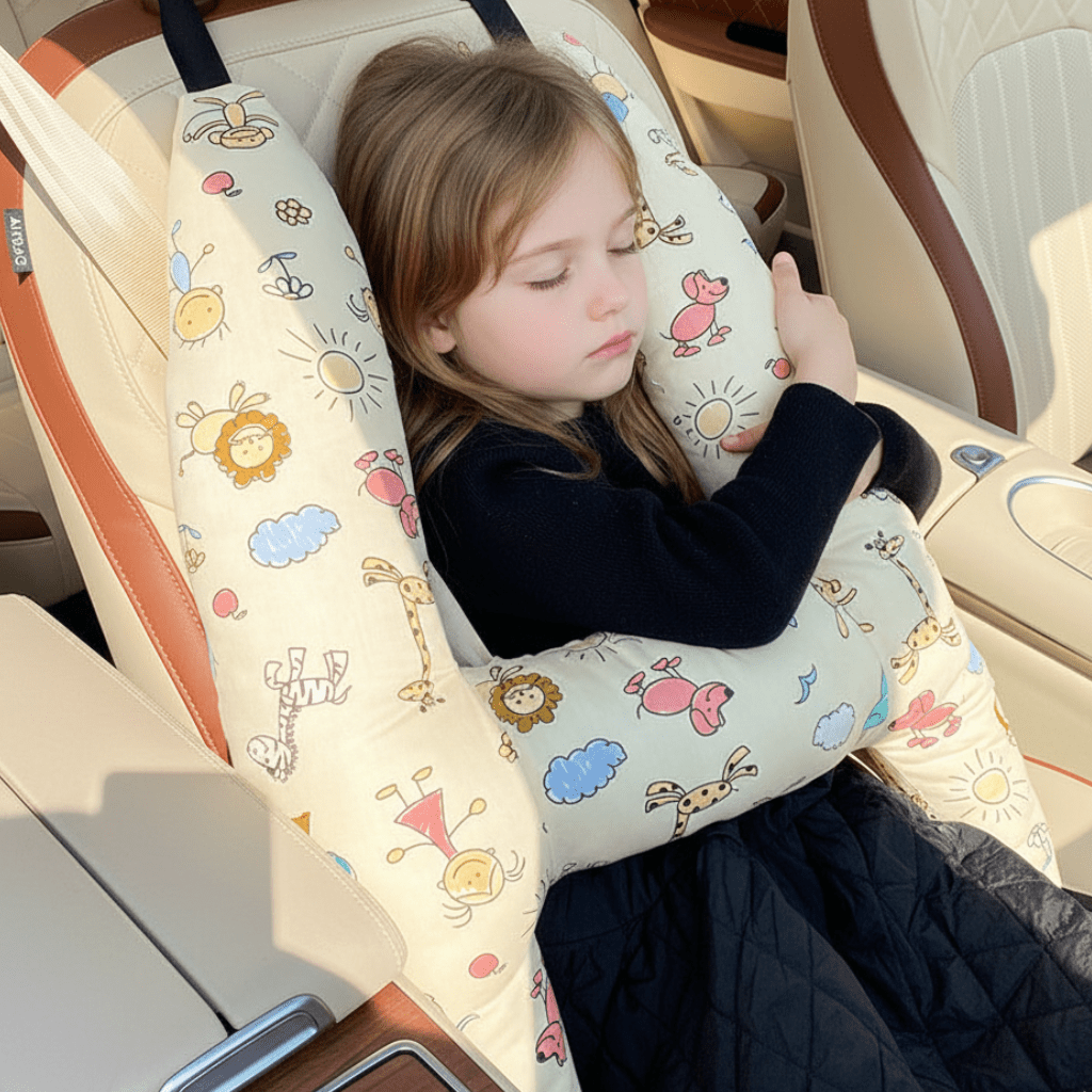 CUDDLECRUISE – Soft neck pillow for children with fun designs