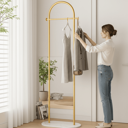 GARMENTARCH – Minimalist, freestanding clothes rack for your daily outfits