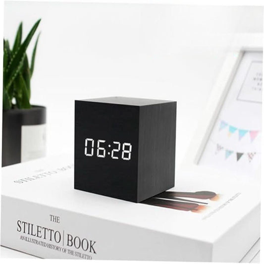 TIMECUBE - Compact mini LED digital alarm clock for stylish rooms