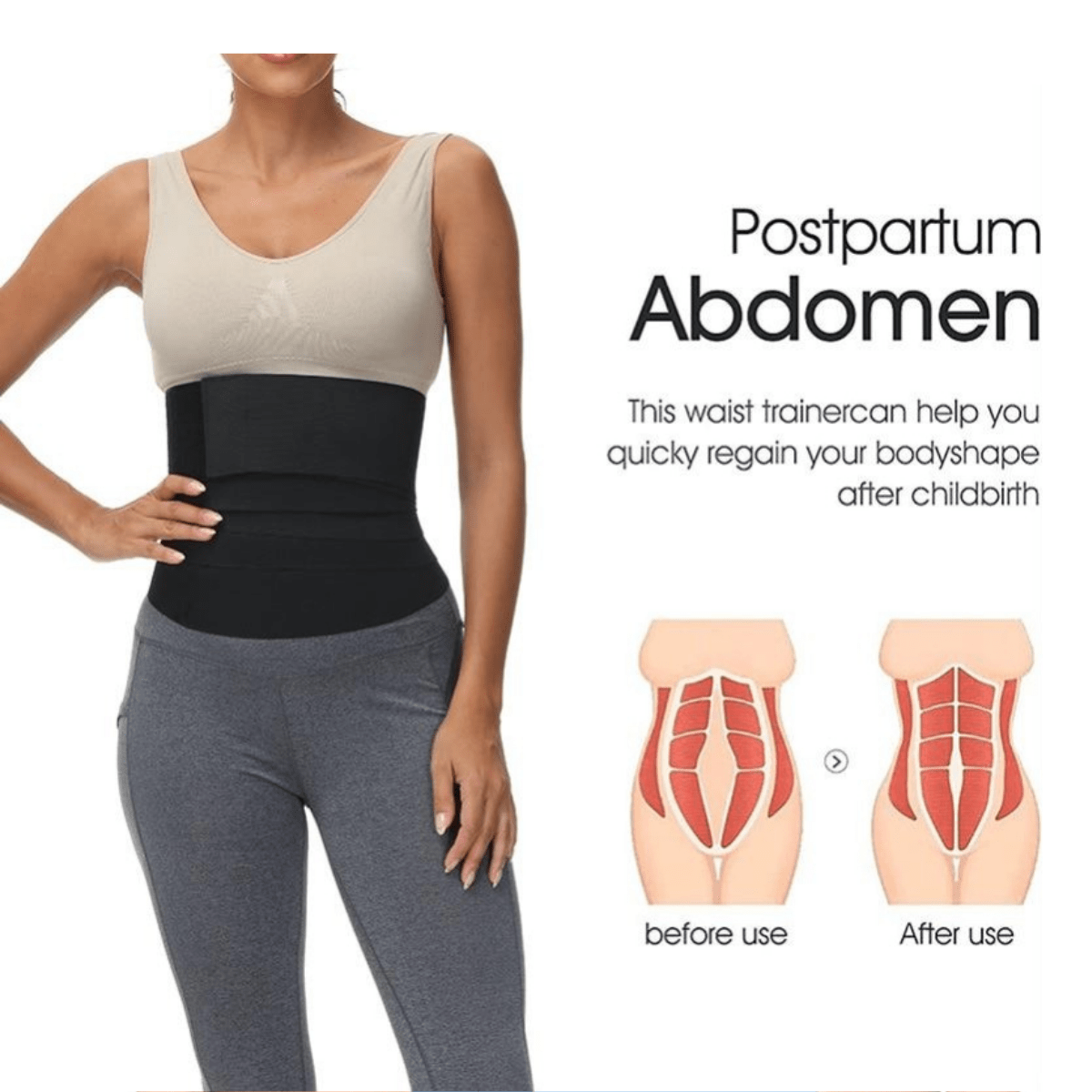 Wonder Waistband - Invisible waistband for body shaping & fat burning