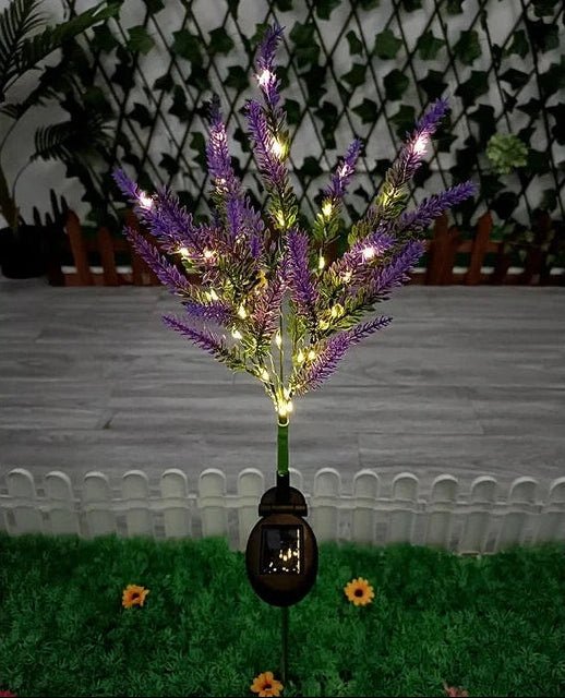 SOLBLOOM – Solar lavender lights for romantic garden lighting