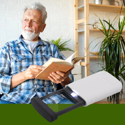 DETAILLESER – Foldable 4x LED Pocket Magnifier for Clear Reading and Precise Detail Work