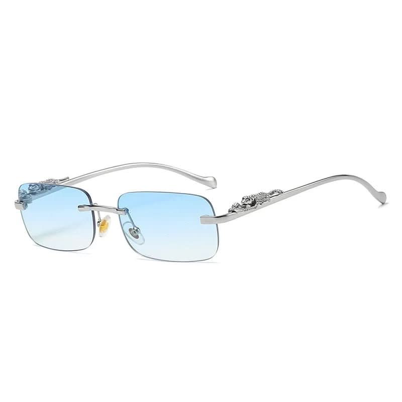 LEOPHAZE SHADES - Rimless sunglasses with leopard head design and UV400 protection