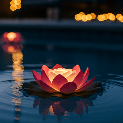 FLOATGLOW – Floating LED Pond Light with Soft Ambient Light & Waterproof Design