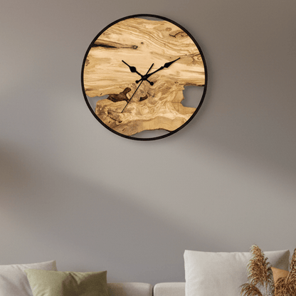 MODUCRYS – Elegant clear acrylic wall clock for modern minimalist home decor