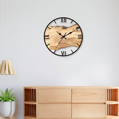 MODUCRYS – Elegant clear acrylic wall clock for modern minimalist home decor