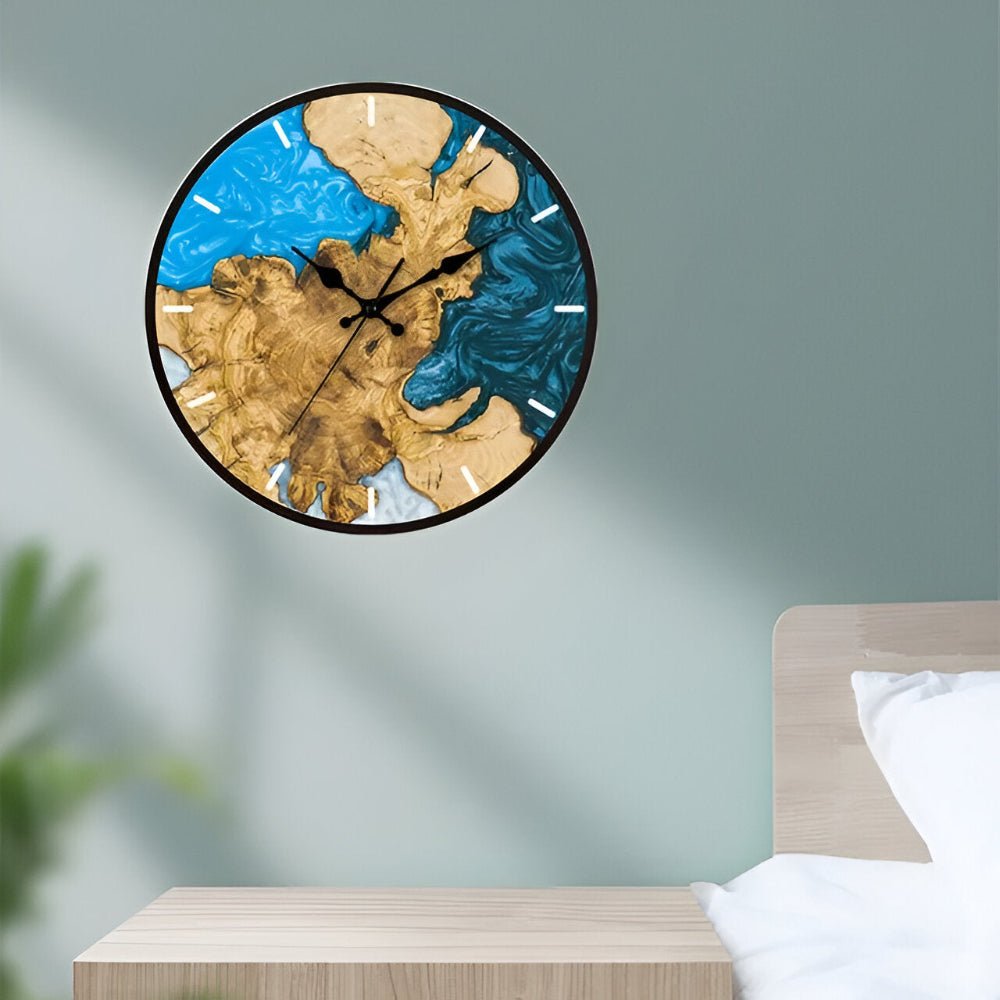 MODUCRYS – Elegant clear acrylic wall clock for modern minimalist home decor