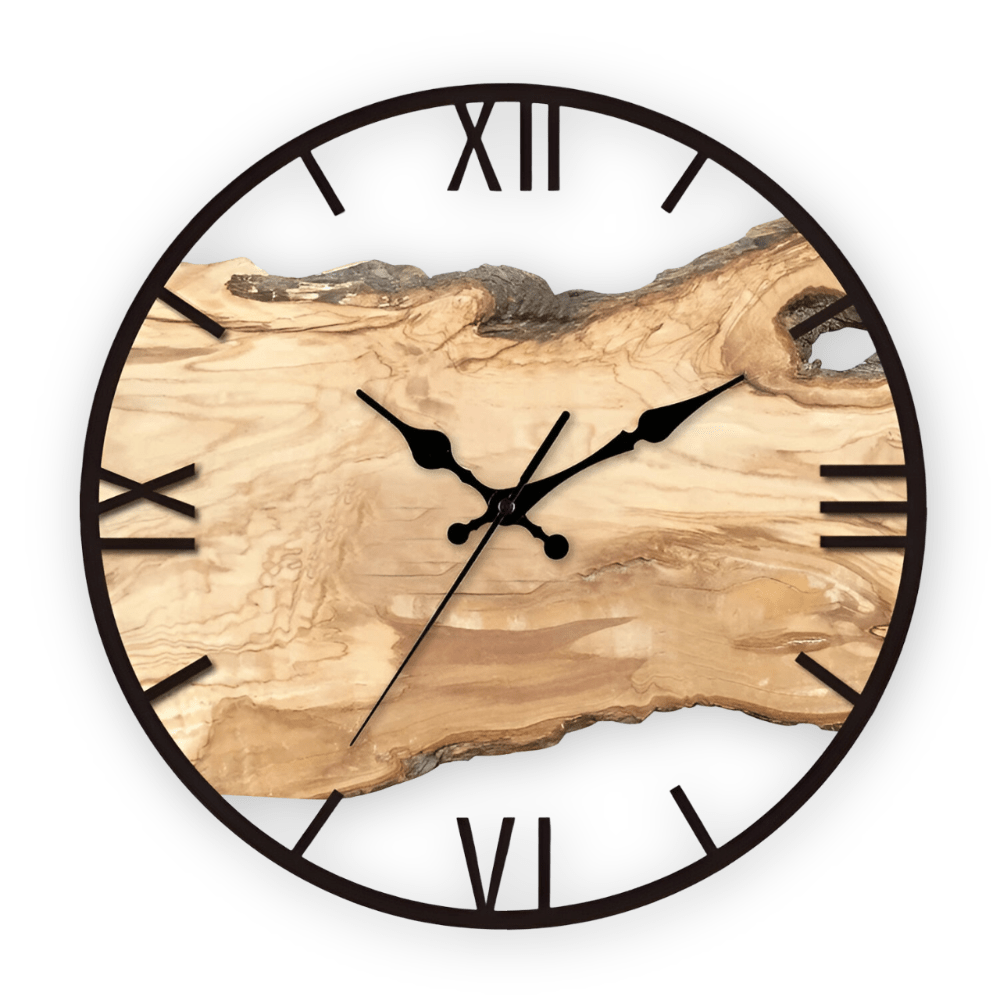 MODUCRYS – Elegant clear acrylic wall clock for modern minimalist home decor