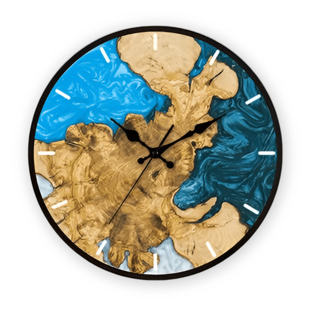 MODUCRYS – Elegant clear acrylic wall clock for modern minimalist home decor