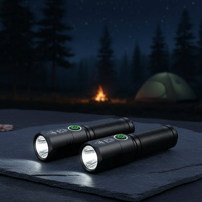 BEAMTECH – Type-C rechargeable LED flashlight with 100000 lumens for outdoor use