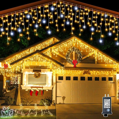 ILLUMERA – LED Garden Curtain 4 × 0.6 m with Weatherproof Elegance
