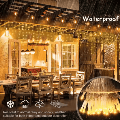 ILLUMERA – LED Garden Curtain 4 × 0.6 m with Weatherproof Elegance