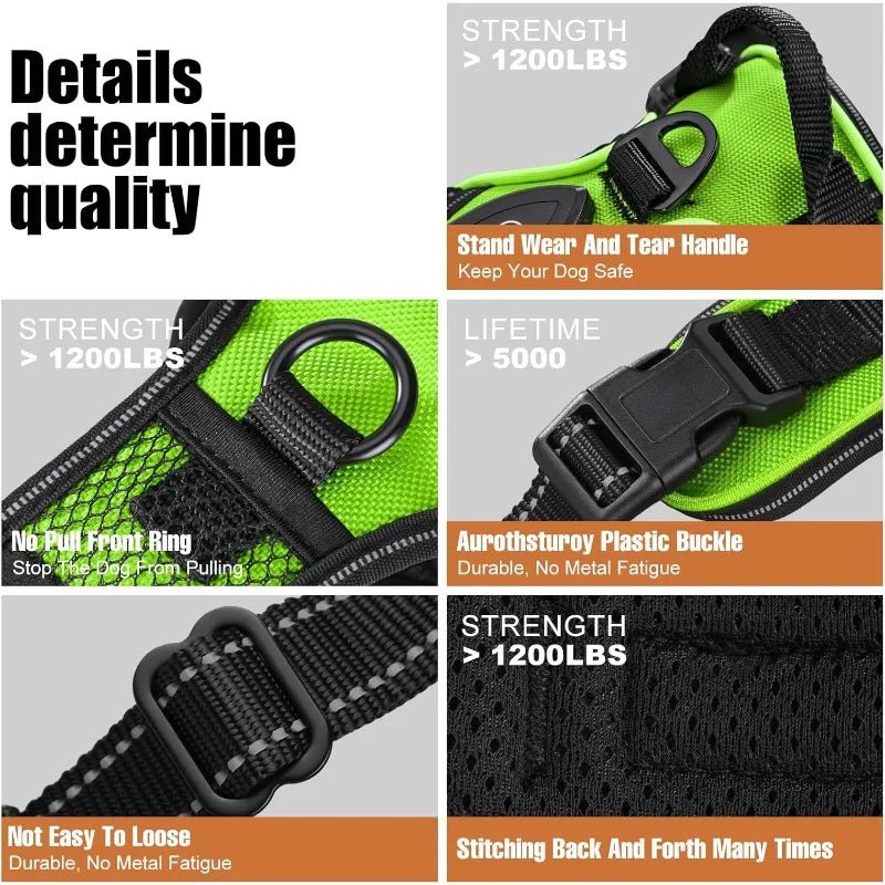 ILLUMI DOGTREK – Rechargeable LED Dog Harness for Increased Safety at Night