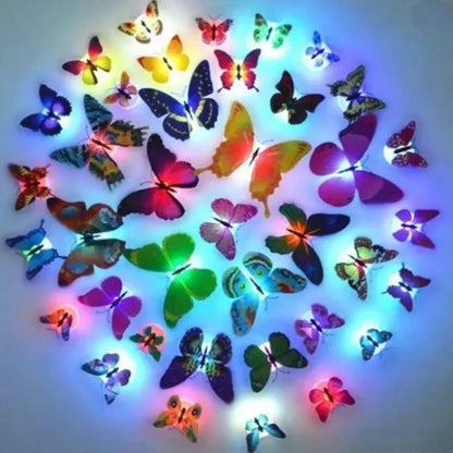MAGICFLUTTER – 3D LED Butterfly Wall Sticker for Magical Night Lighting