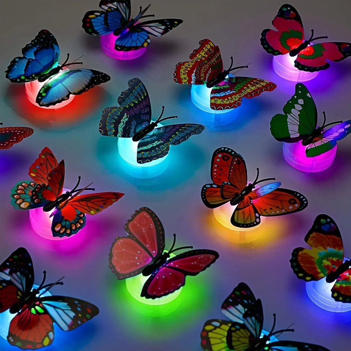 MAGICFLUTTER – 3D LED Butterfly Wall Sticker for Magical Night Lighting