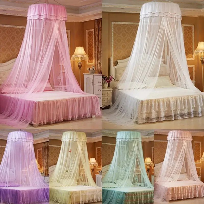 DREAMDOME – Elegant Dome Mosquito Net with Glowing Butterfly Decoration