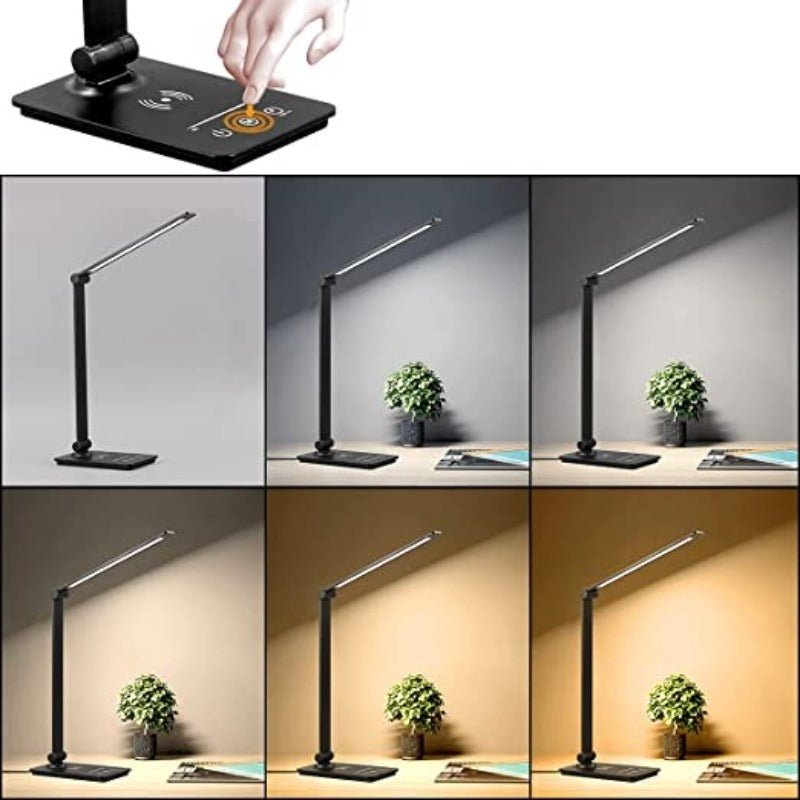 ARCALITE – LED desk lamp with wireless charging and adjustable brightness