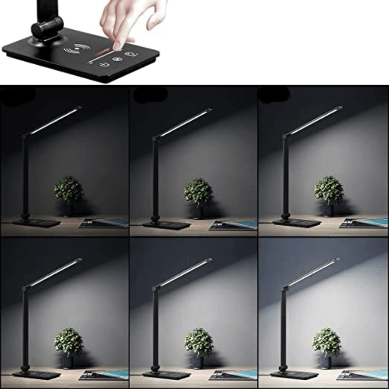 ARCALITE – LED desk lamp with wireless charging and adjustable brightness