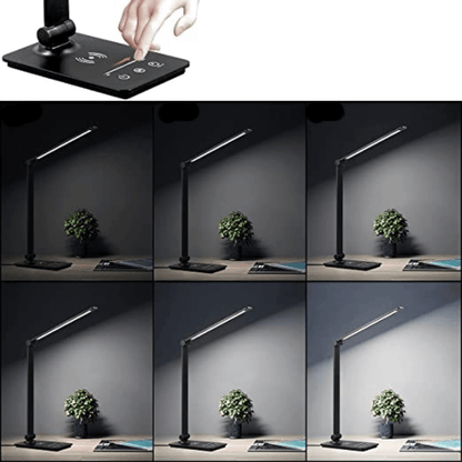 ARCALITE – LED desk lamp with wireless charging and adjustable brightness