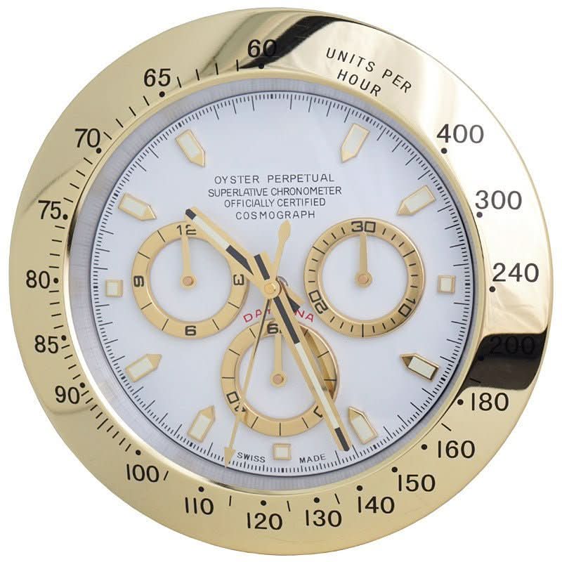Meravis LumiCore Wall Clock | Stainless Steel & Luminous Hands | Silent Quartz Movement | Modern Designer Clock for Stylish Rooms