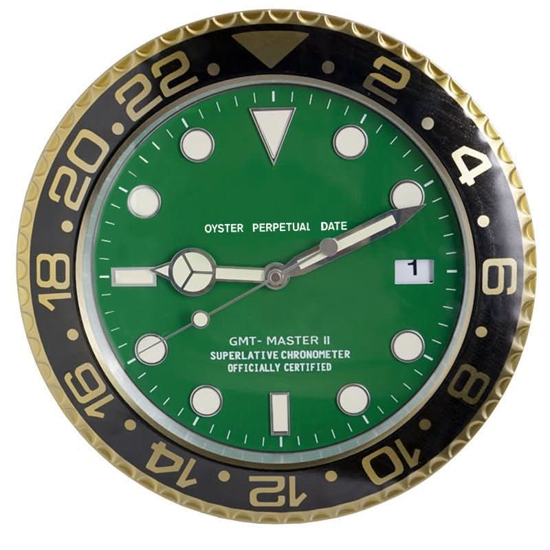 Meravis LumiCore Wall Clock | Stainless Steel & Luminous Hands | Silent Quartz Movement | Modern Designer Clock for Stylish Rooms