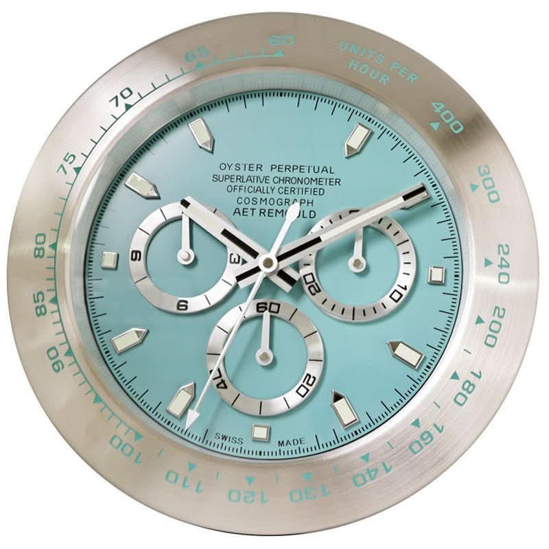 Meravis LumiCore Wall Clock | Stainless Steel & Luminous Hands | Silent Quartz Movement | Modern Designer Clock for Stylish Rooms