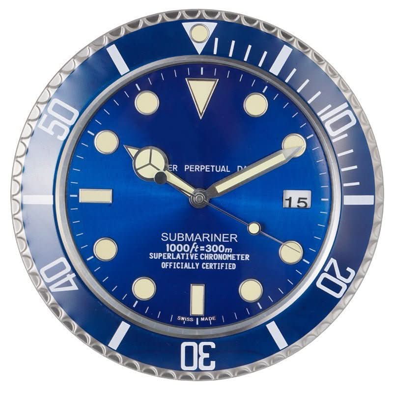 Meravis LumiCore Wall Clock | Stainless Steel & Luminous Hands | Silent Quartz Movement | Modern Designer Clock for Stylish Rooms