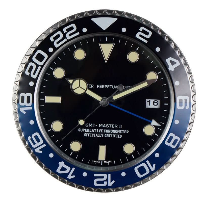 Meravis LumiCore Wall Clock | Stainless Steel & Luminous Hands | Silent Quartz Movement | Modern Designer Clock for Stylish Rooms