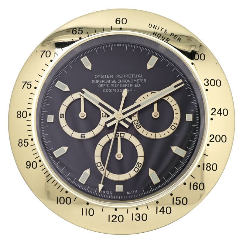 Meravis LumiCore Wall Clock | Stainless Steel & Luminous Hands | Silent Quartz Movement | Modern Designer Clock for Stylish Rooms