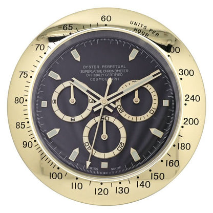 Meravis LumiCore Wall Clock | Stainless Steel & Luminous Hands | Silent Quartz Movement | Modern Designer Clock for Stylish Rooms